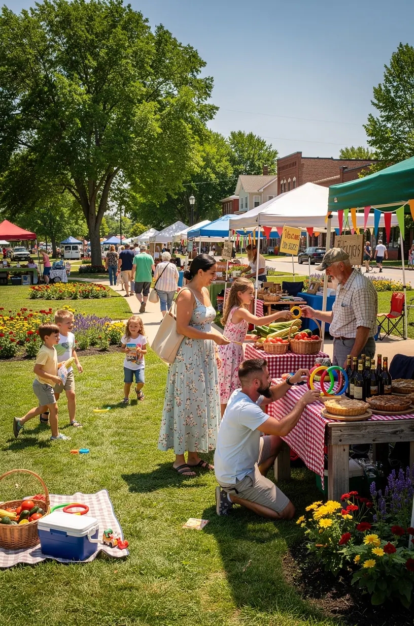 Группа туристов изучает карту во время организованной экскурсии по историческим местам США в осенний сезон